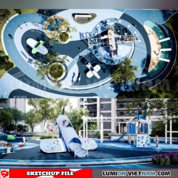 260711 Outdoor Playground Sketchup Models