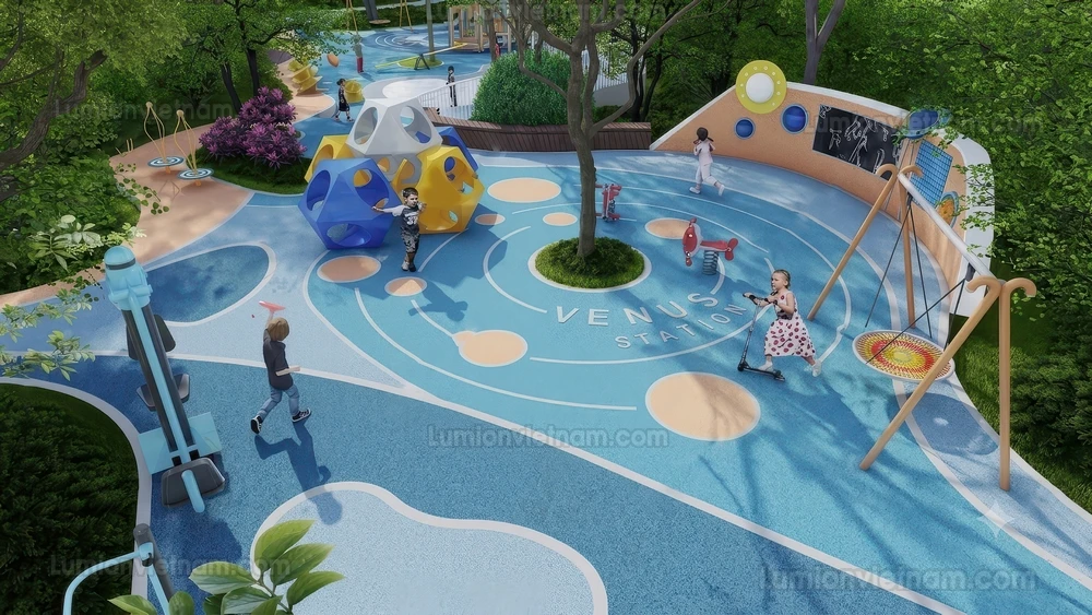 260711 Outdoor Playground 12 Sketchup Model