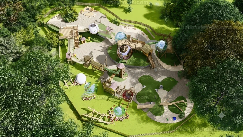 260711 Outdoor Playground 13 Sketchup Model