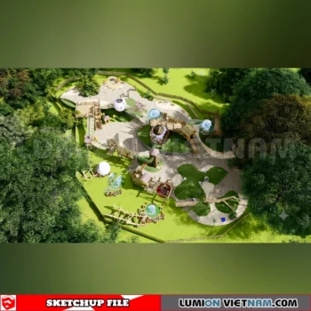 260711 Outdoor Playground Sketchup Models