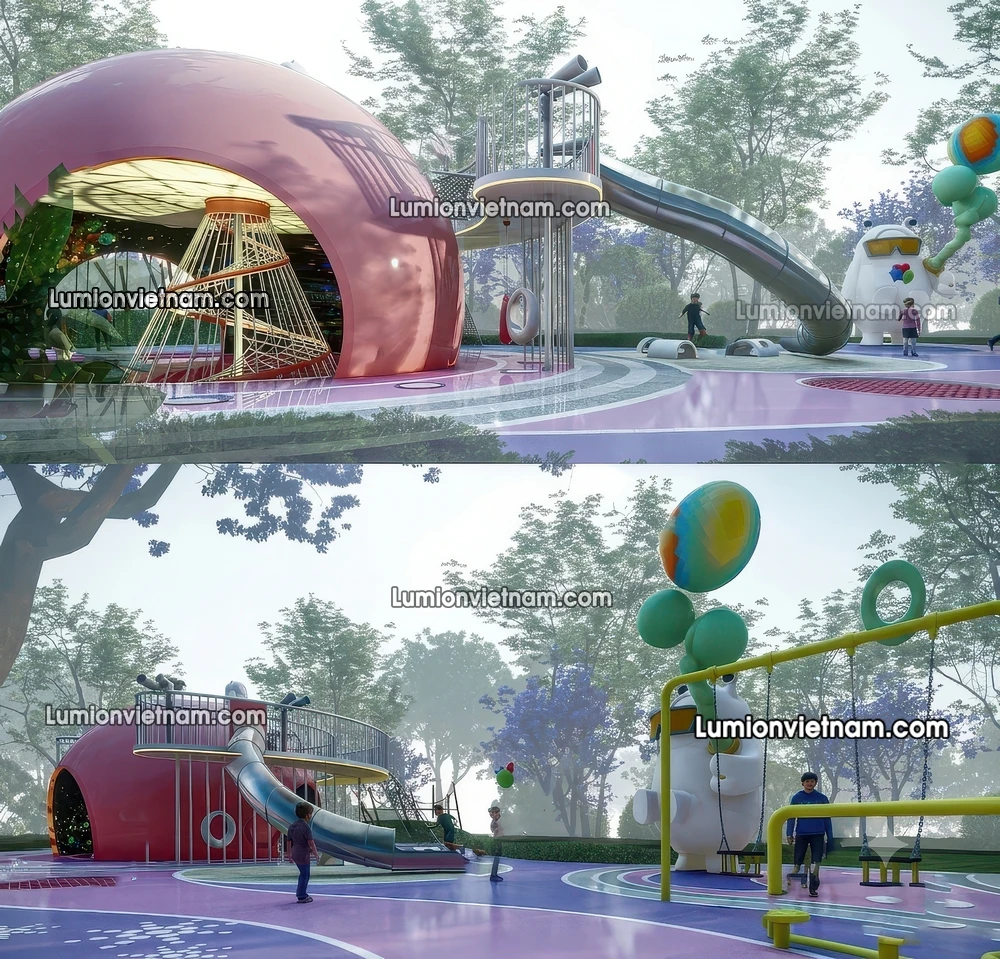260711 Outdoor Playground 15 Sketchup Model