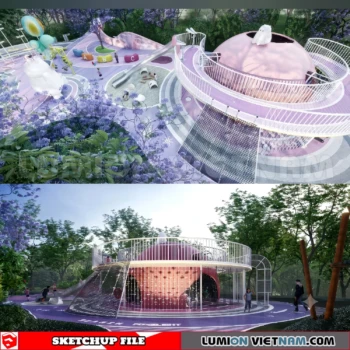 260711 Outdoor Playground Sketchup Models