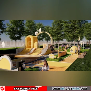 260711 Outdoor Playground Sketchup Models