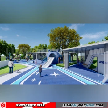 260711 Outdoor Playground Sketchup Models