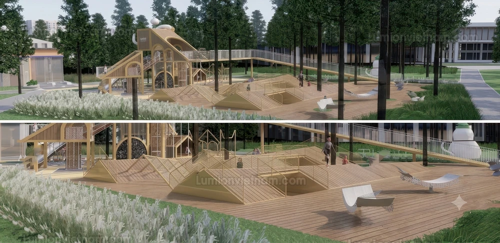 260711 Outdoor Playground 19 Sketchup Model