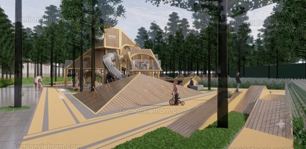 260711 Outdoor Playground 19 Sketchup Model