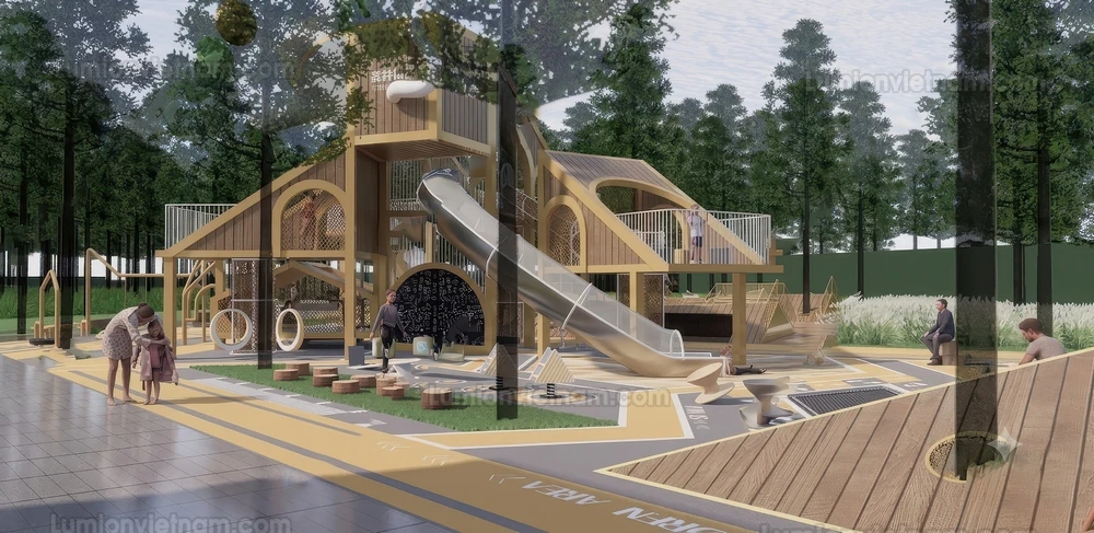 260711 Outdoor Playground 19 Sketchup Model