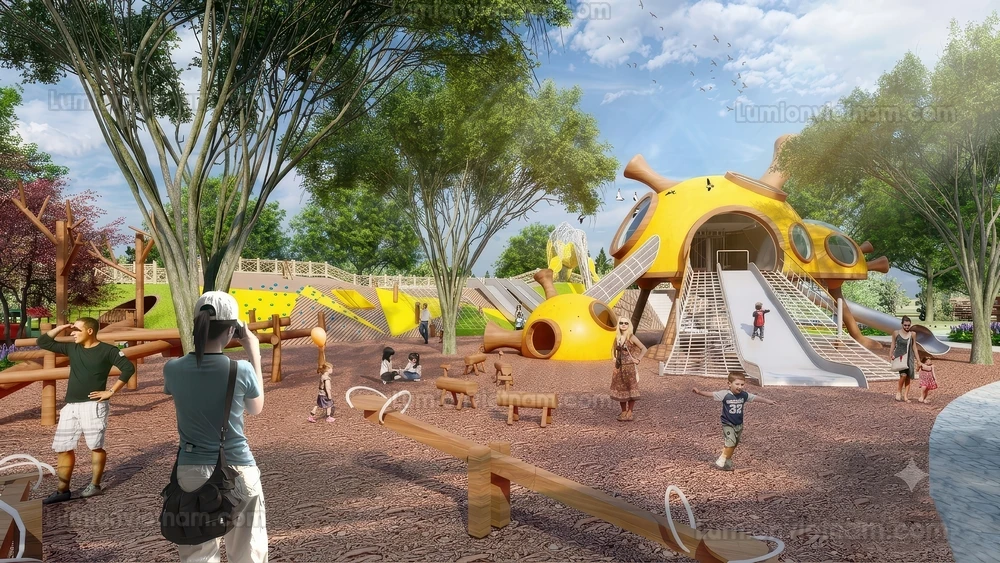 260711 Outdoor Playground 23 Sketchup Model