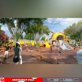 260711 Outdoor Playground Sketchup Models