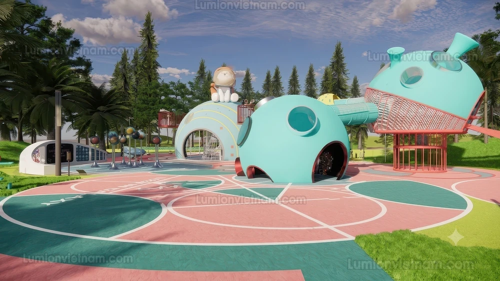 260711 Outdoor Playground 25 Sketchup Model