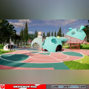 260711 Outdoor Playground Sketchup Models