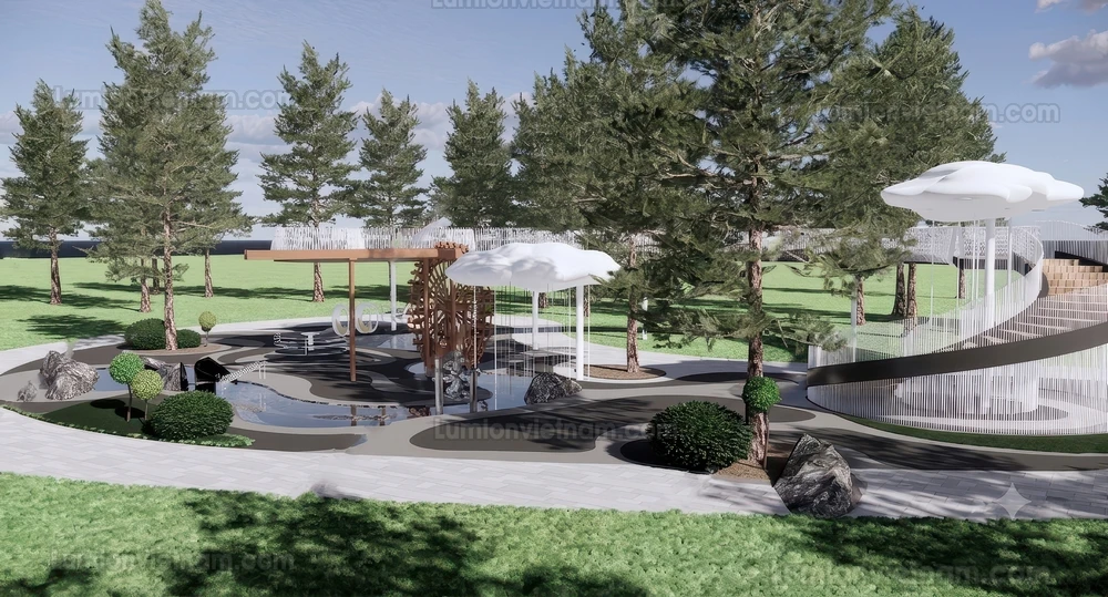 260711 Outdoor Playground 26 Sketchup Model