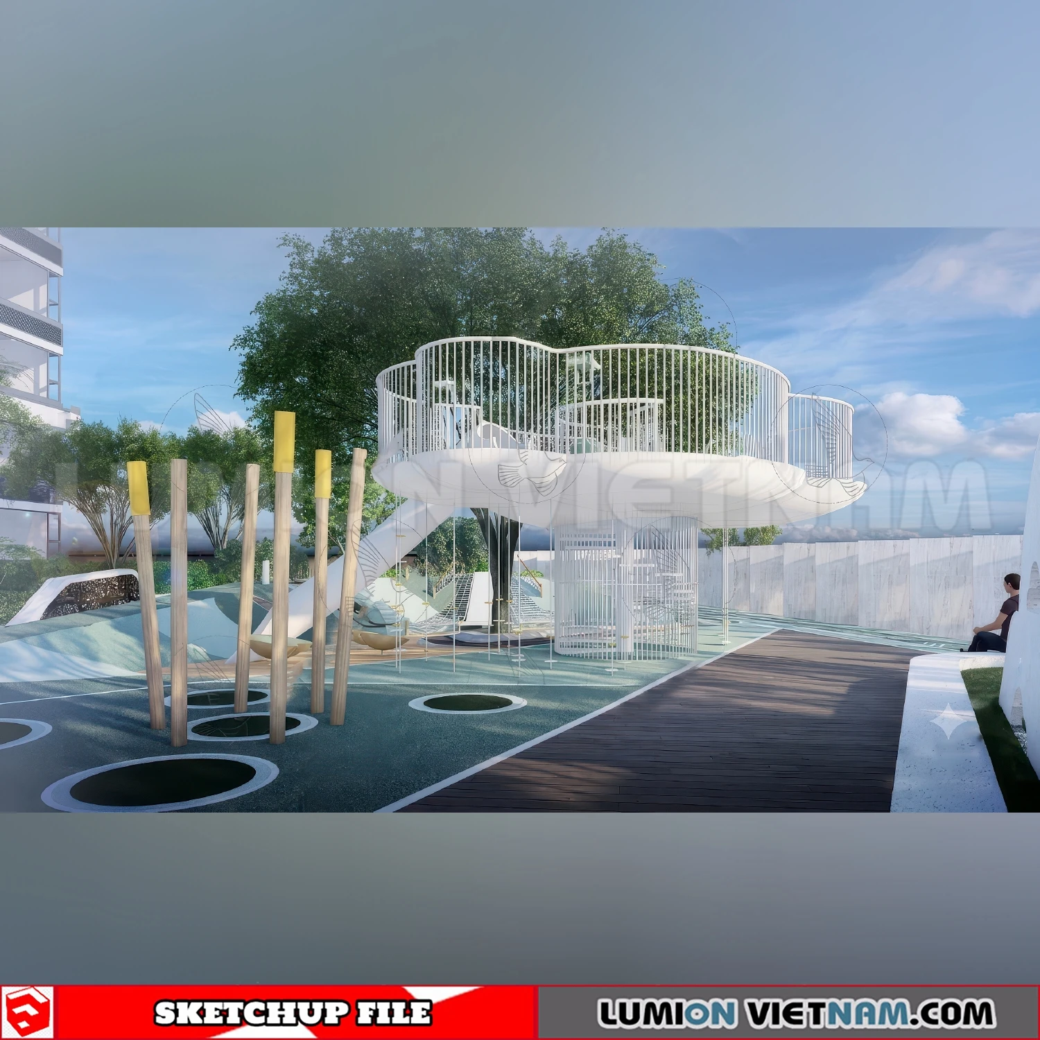 260711 Outdoor Playground 27 Sketchup Models