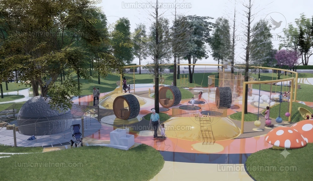 260711 Outdoor Playground 30 Sketchup Model