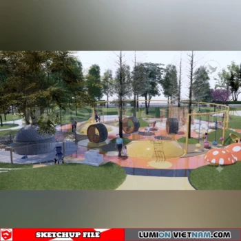 260711 Outdoor Playground Sketchup Models