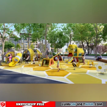 260711 Outdoor Playground Sketchup Models