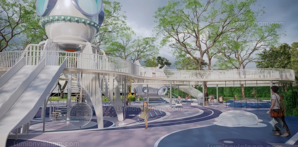 260711 Outdoor Playground 33 Sketchup Model