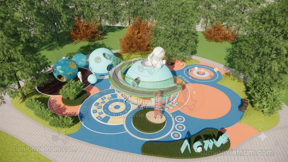 260711 Outdoor Playground 34 Sketchup Model