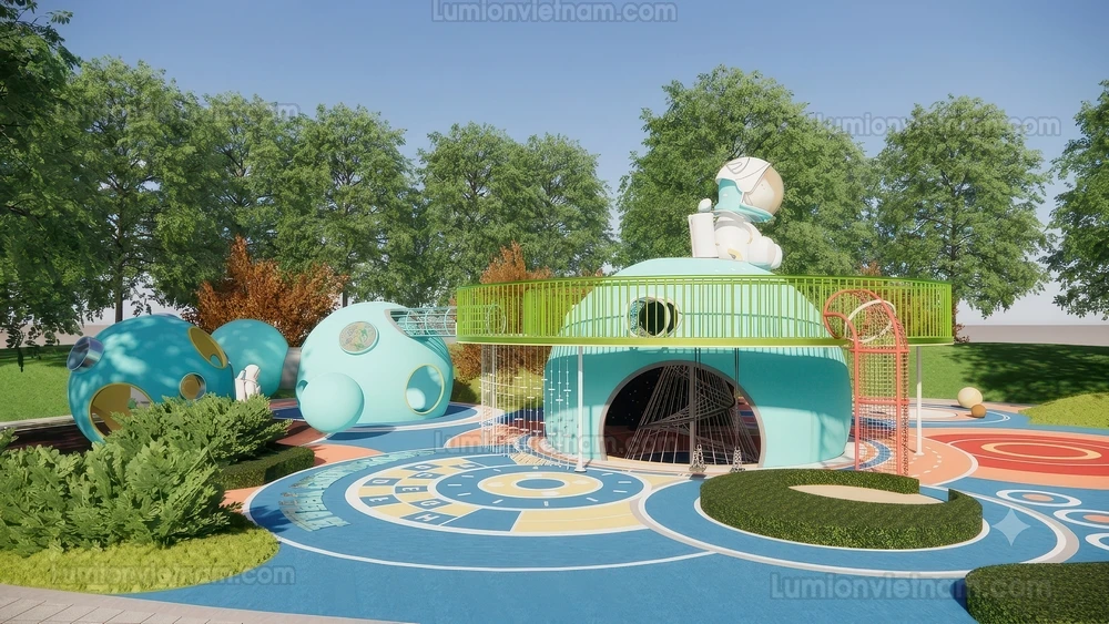 260711 Outdoor Playground 34 Sketchup Model