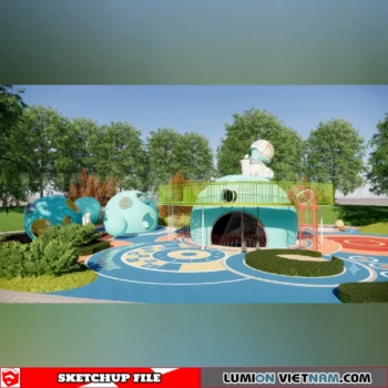 260711 Outdoor Playground Sketchup Models