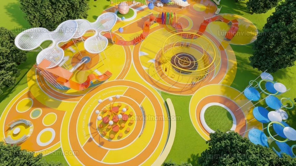 260711 Outdoor Playground 35 Sketchup Model