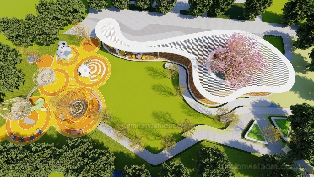 260711 Outdoor Playground 36 Sketchup Model