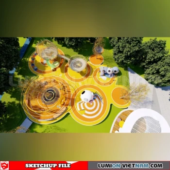 260711 Outdoor Playground Sketchup Models