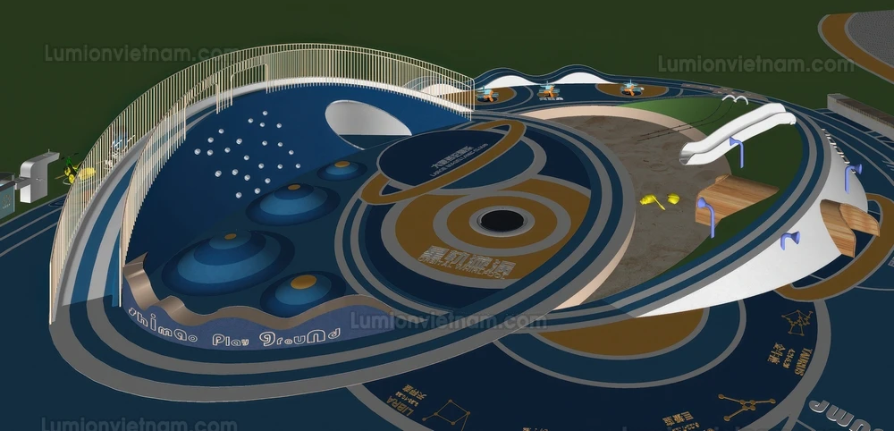 260711 Outdoor Playground 37 Sketchup Model
