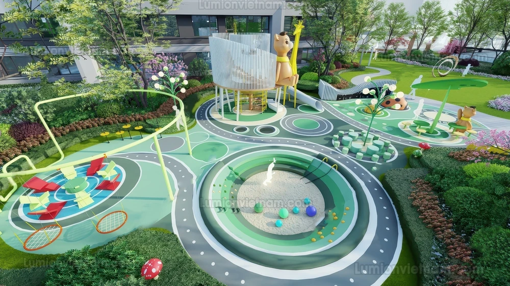 260711 Outdoor Playground 38 Sketchup Model