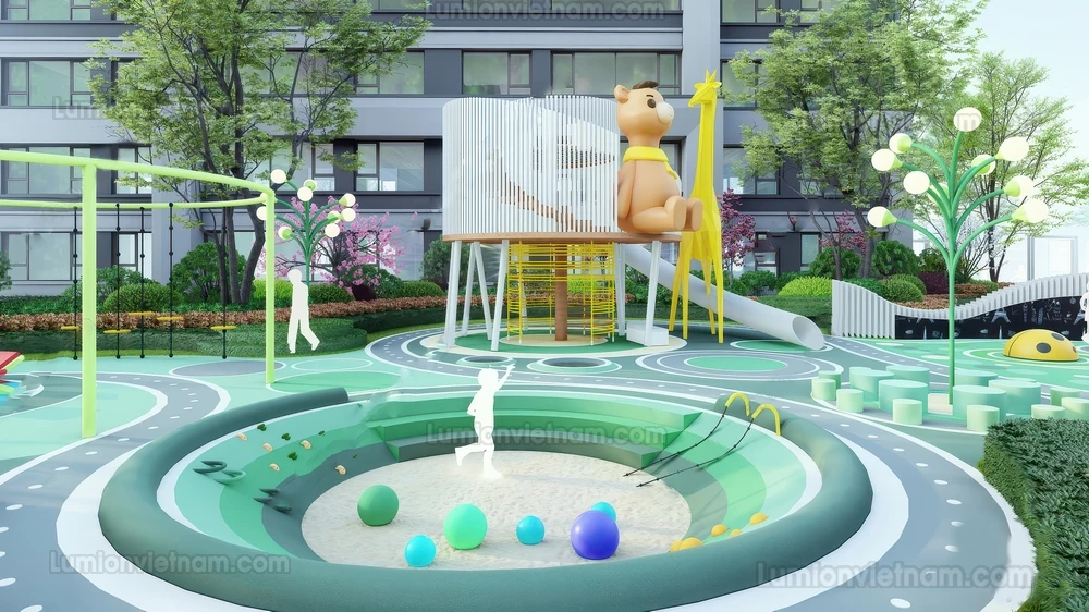 260711 Outdoor Playground 38 Sketchup Model