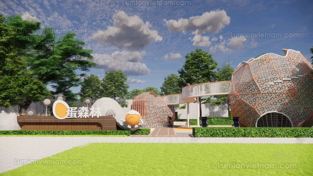 260711 Outdoor Playground 43 Sketchup Model