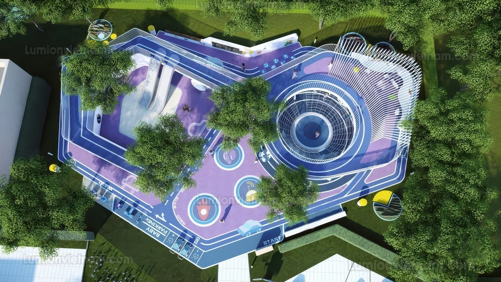 260711 Outdoor Playground 44 Sketchup Model