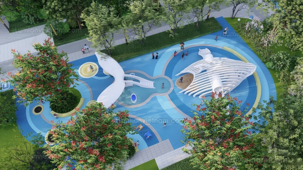 260711 Outdoor Playground 45 Sketchup Model