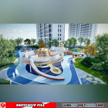 260711 Outdoor Playground Sketchup Models