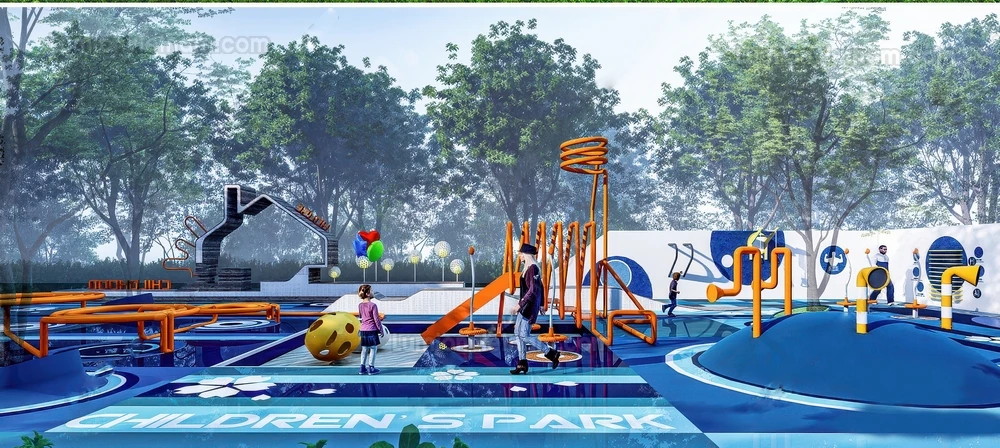 260711 Outdoor Playground 48 Sketchup Model