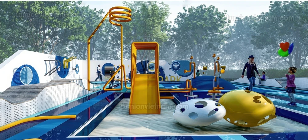 260711 Outdoor Playground 48 Sketchup Model