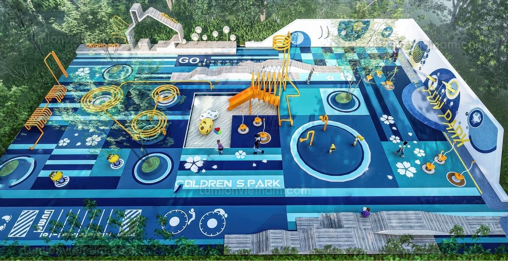 260711 Outdoor Playground 48 Sketchup Model