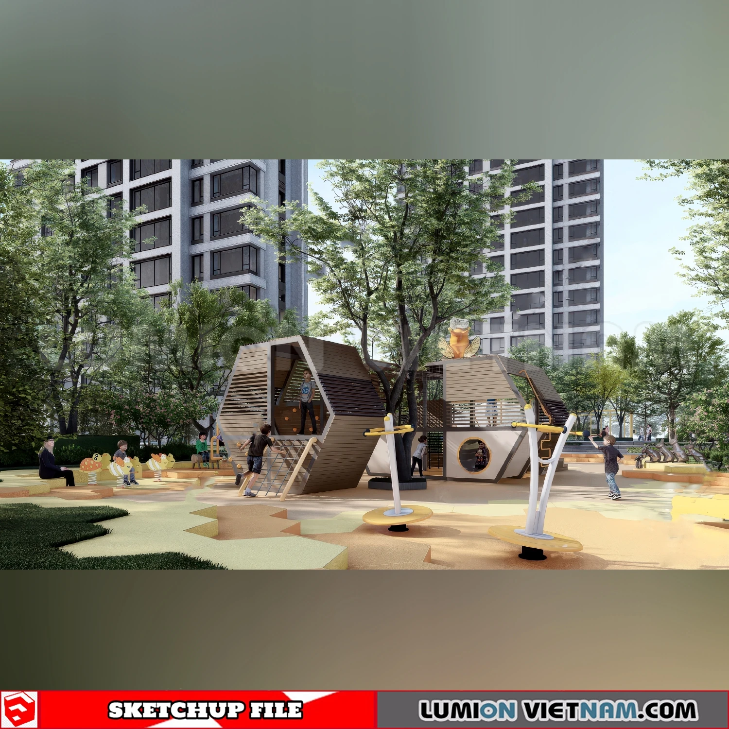 260711 Outdoor Playground 49 Sketchup Models