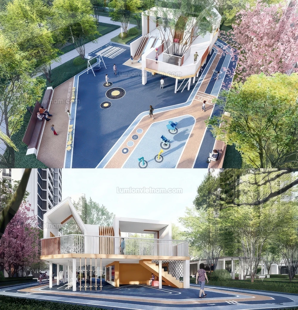 260711 Outdoor Playground 5 Sketchup Model