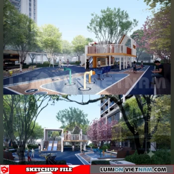 260711 Outdoor Playground Sketchup Models