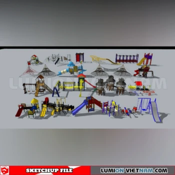 260711 Outdoor Playground Sketchup Models