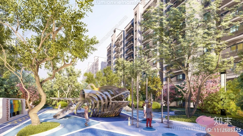 260711 Outdoor Playground 51 Sketchup Model