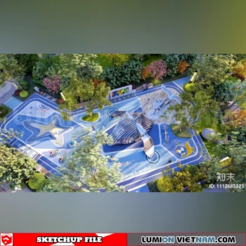 260711 Outdoor Playground Sketchup Models