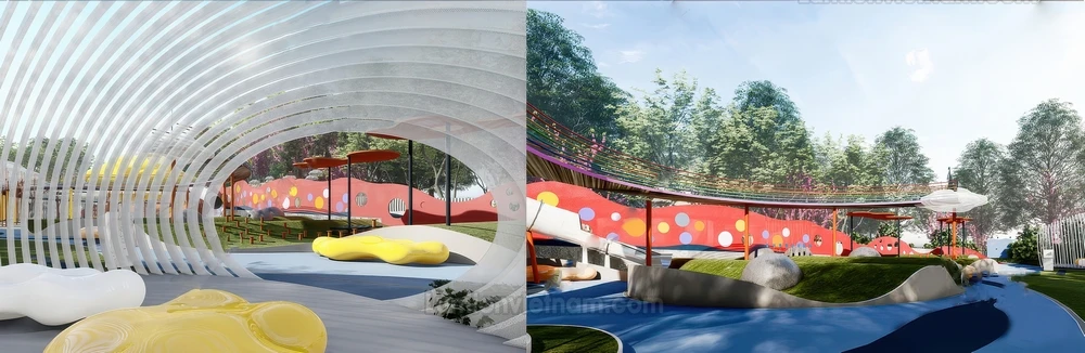 260711 Outdoor Playground 52 Sketchup Model