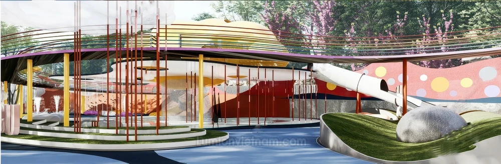 260711 Outdoor Playground 52 Sketchup Model