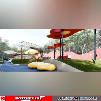 260711 Outdoor Playground Sketchup Models