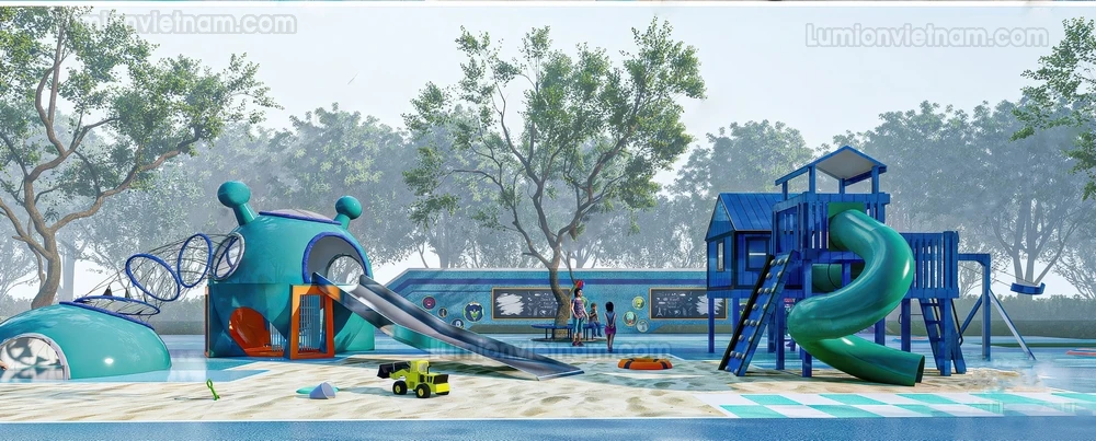 260711 Outdoor Playground 55 Sketchup Model