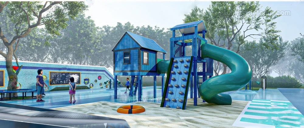 260711 Outdoor Playground 55 Sketchup Model