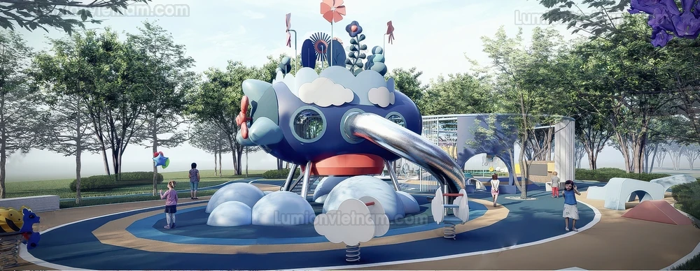 260711 Outdoor Playground 56 Sketchup Model