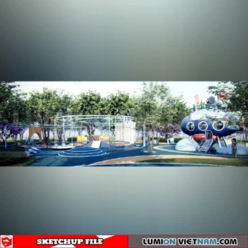260711 Outdoor Playground Sketchup Models